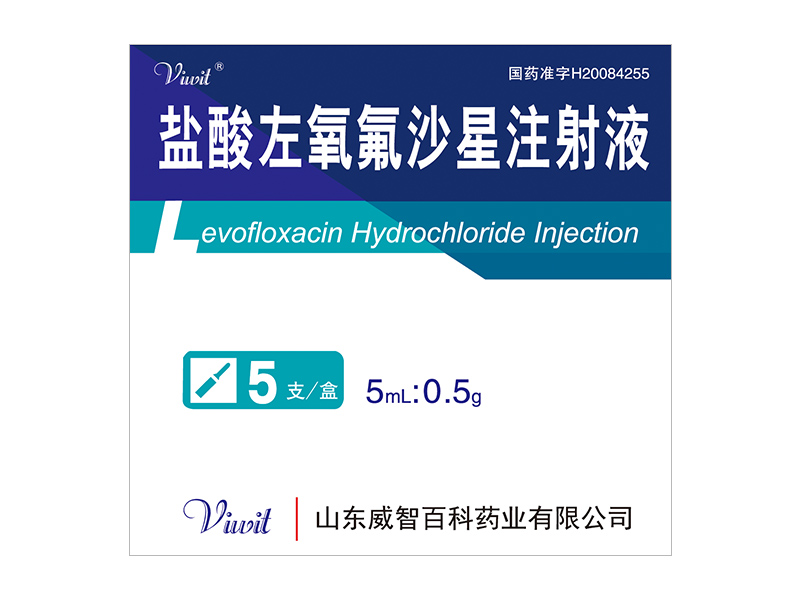 Levofloxacin Hydrochloride Injection 5ml: 0.5g